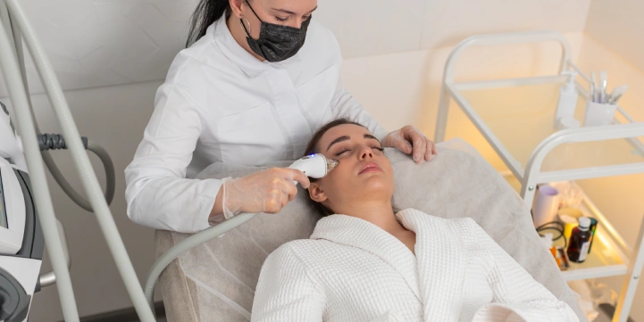 under eye rejuvenation with agnes rf in mansfield tx